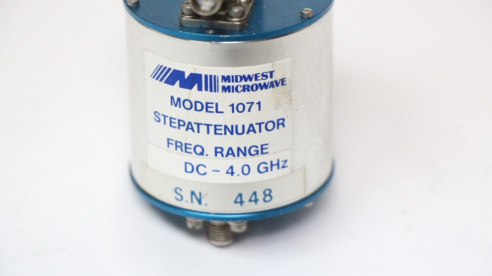 Midwest Microwave Stepattenuator Model 1071 Freq. range DC-4.0GHZ