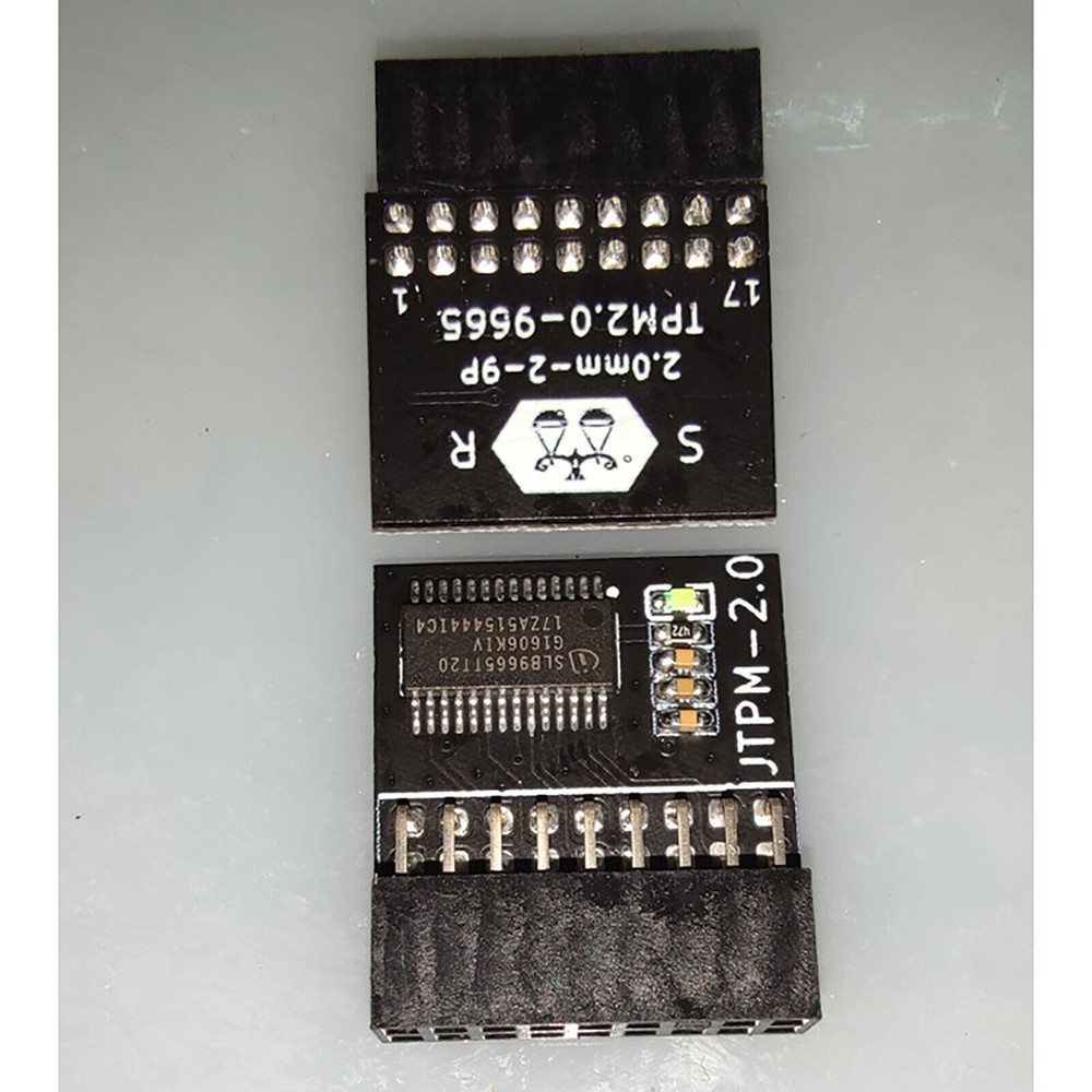 TPM TPM2.0 Module for ASRock TPM Security Module (18-1 Pin) Win11 Module