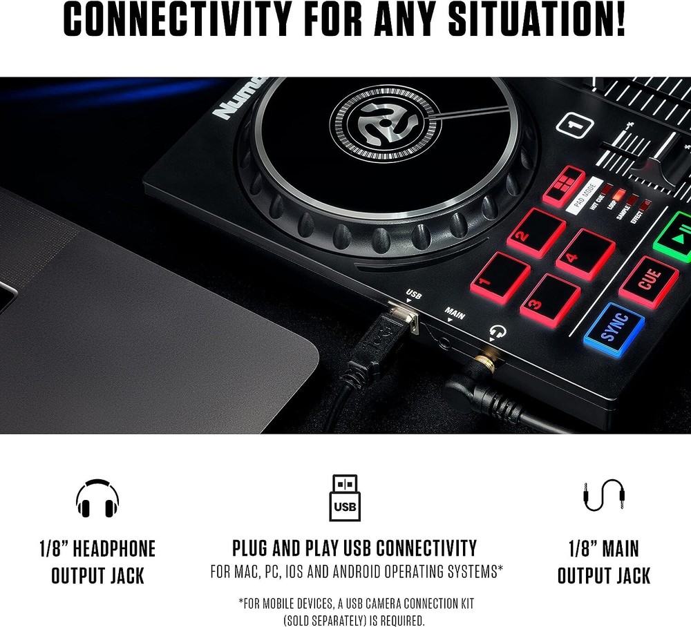 Numark Party Mix DJ Controller with Built In Light Show