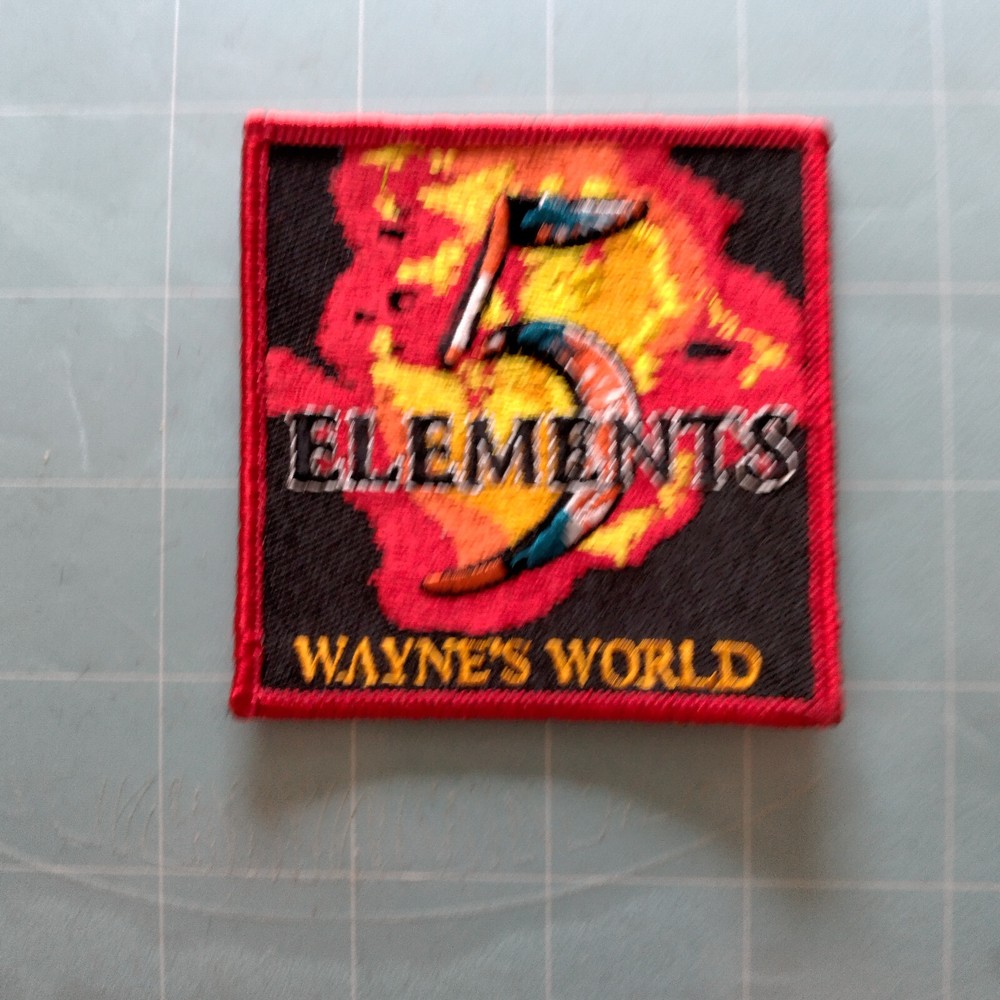 5 Elements Waynes World Event Patch size 3x3