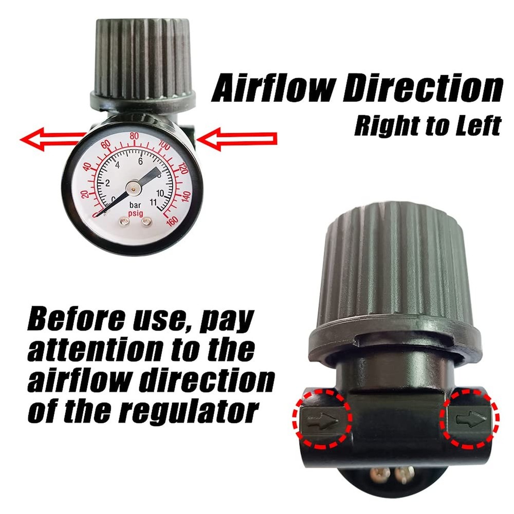 1/4"NPT Replacement Air Pressure Regulator For air compressor