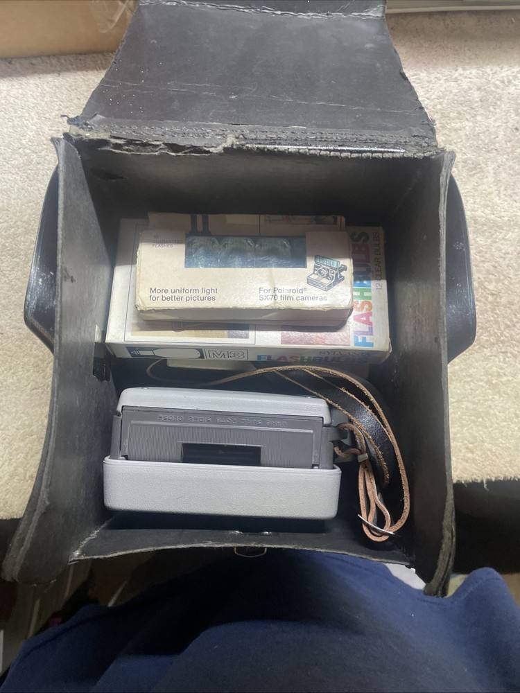 Polaroid Land Camera Automatic 125 With Accessories***UNTESTED AS IS***