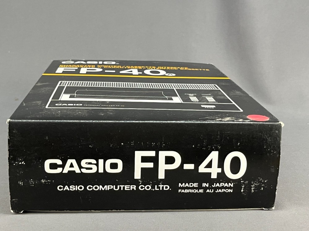 NEW/\NOS CASIO FP-40 Character Printer Pocket Computers - Cassette Interface