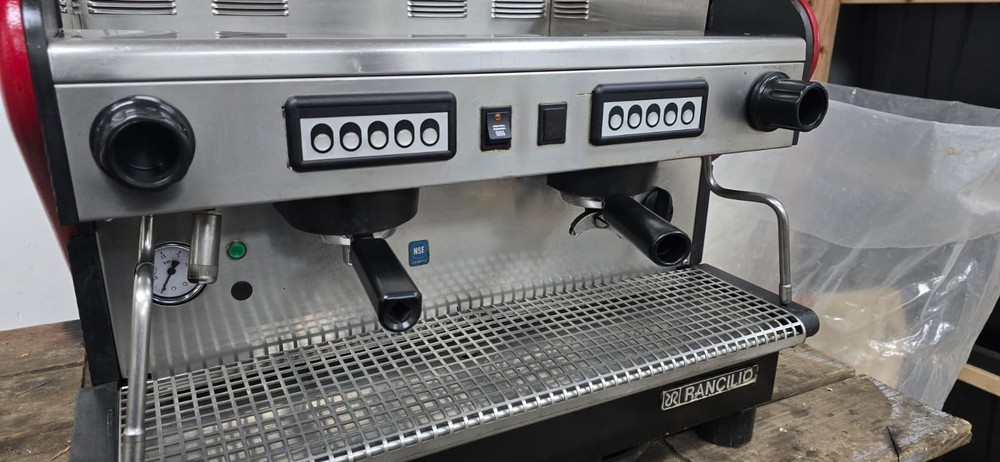 Rancilio 2 Group Espresso Coffee Machine Automatic Control Volumetric