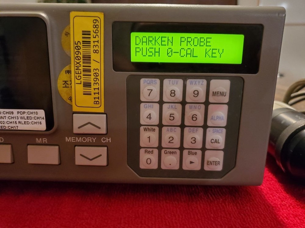 Konica Minolta CA-210 Color Analyzer With Probe - Tested & Working