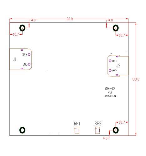 OEM Laser Driver -- 20A 20V Adjustable Constant Current Source Power Supply