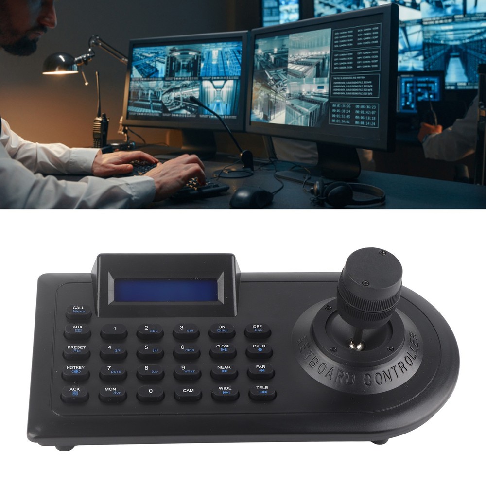 3D PTZ Camera Controller LCD Display Joystick For Surveillance Trending