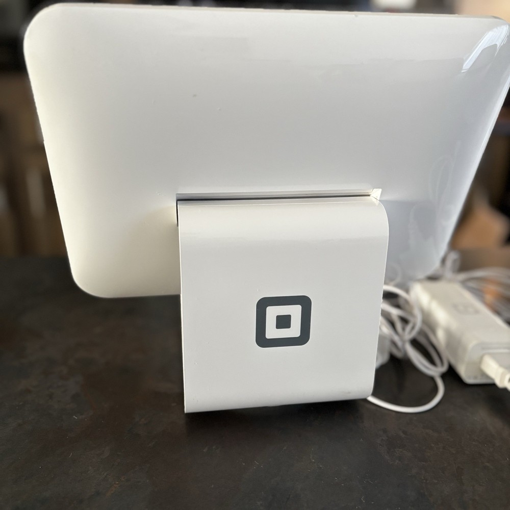 Square Retail POS System with Card Reader, Stand, and Power Adapter