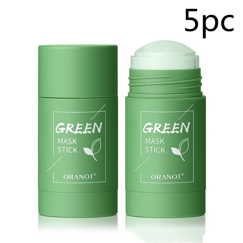 Green Tea Solid Mud Mask – Moisturizing Deep Pore Cleansing Face Mask Stick
