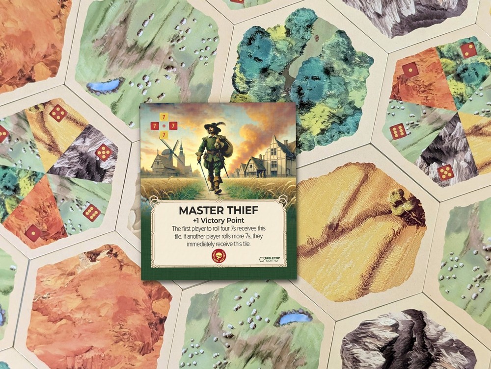 Victim Card, Longest Turn, Master Thief compatible with Catan 6th Edition