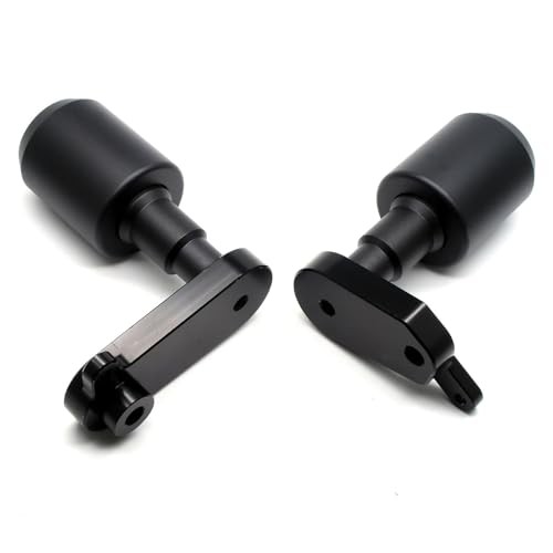 Motorcycle Frame Sliders, Falling Crash Protector Guards No Cut Kits Black