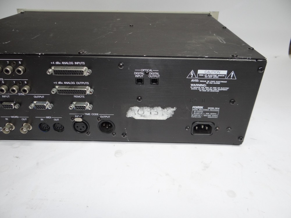 Fostex RD-8 ADAT Recorder VHS Digital Multi-Track Recorder MultiTrack -Powers ON