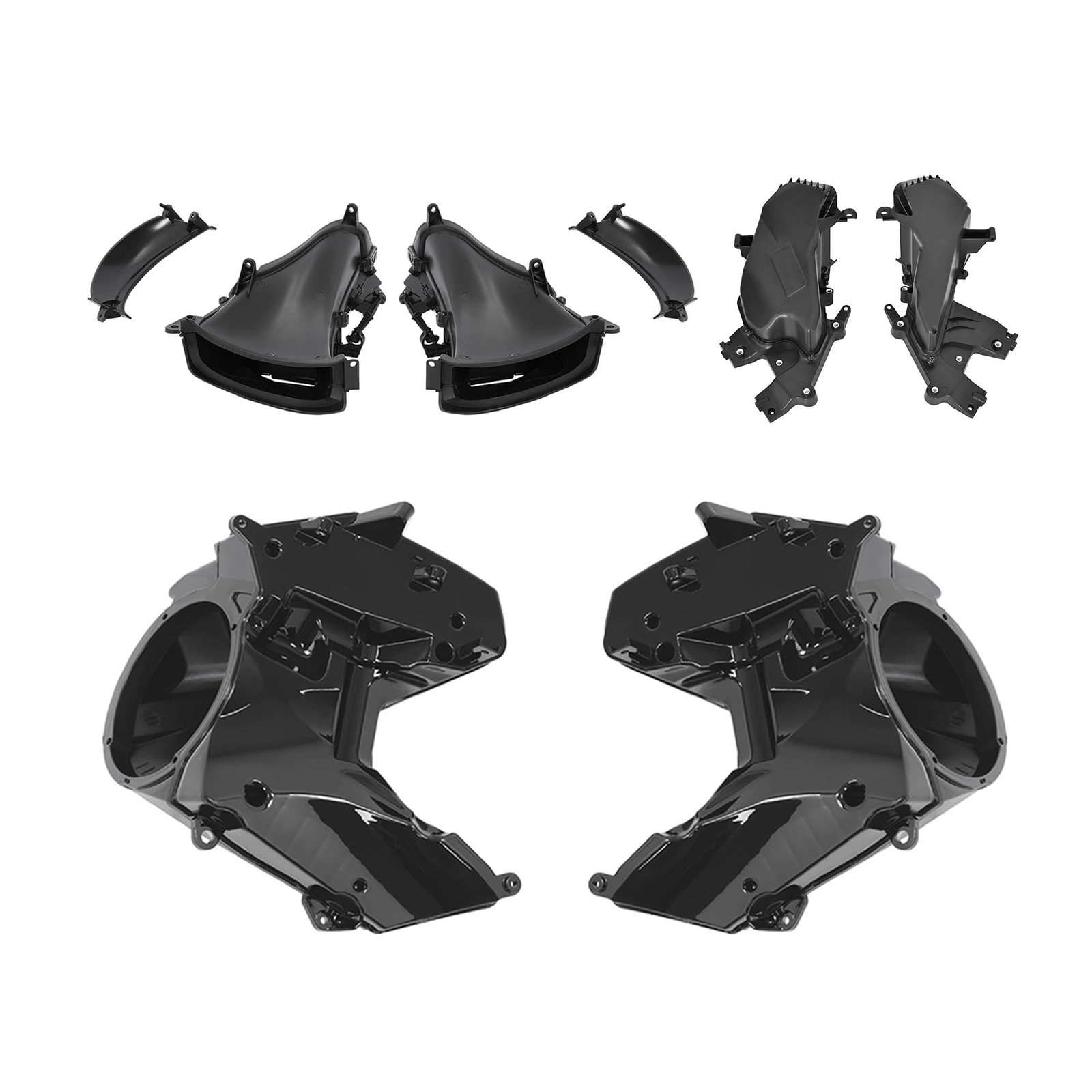 For Harley Road Glide 2015-2024 Inner Speaker Fairing Storage Glove Box Air Duct