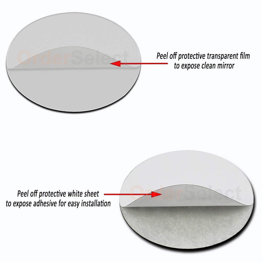 Selfie Small Phone Mirror Circle 2" for Android Blackview BV5200 Pro / BV9200