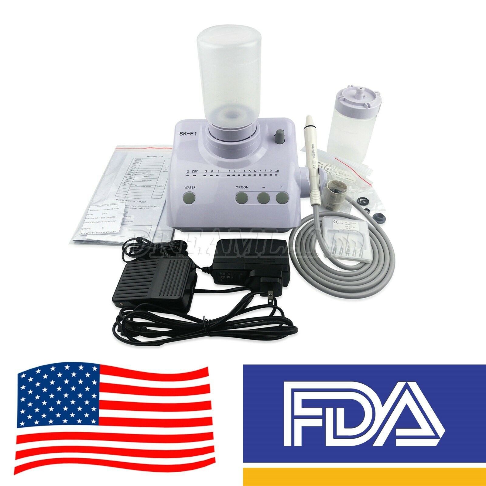 For Cavitron Dental Portable Ultrasonic Piezo Scaler 2*Bottles fit EMS Handpiece