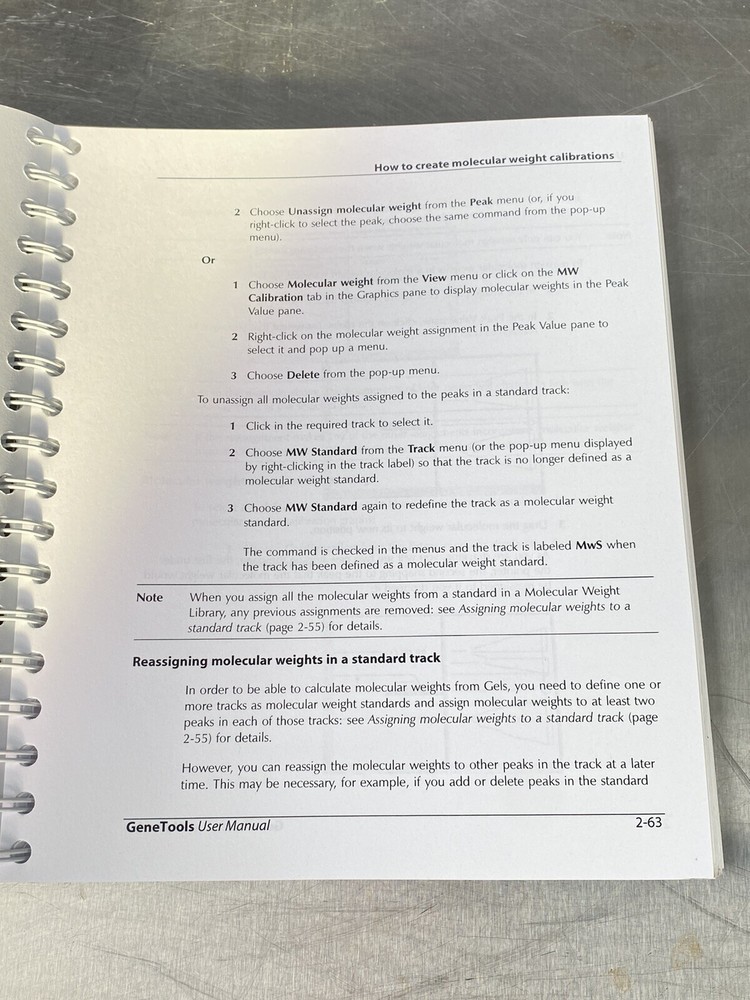 Hitachi Genetic Systems Gene Tools - Users Guide /Instructions Book