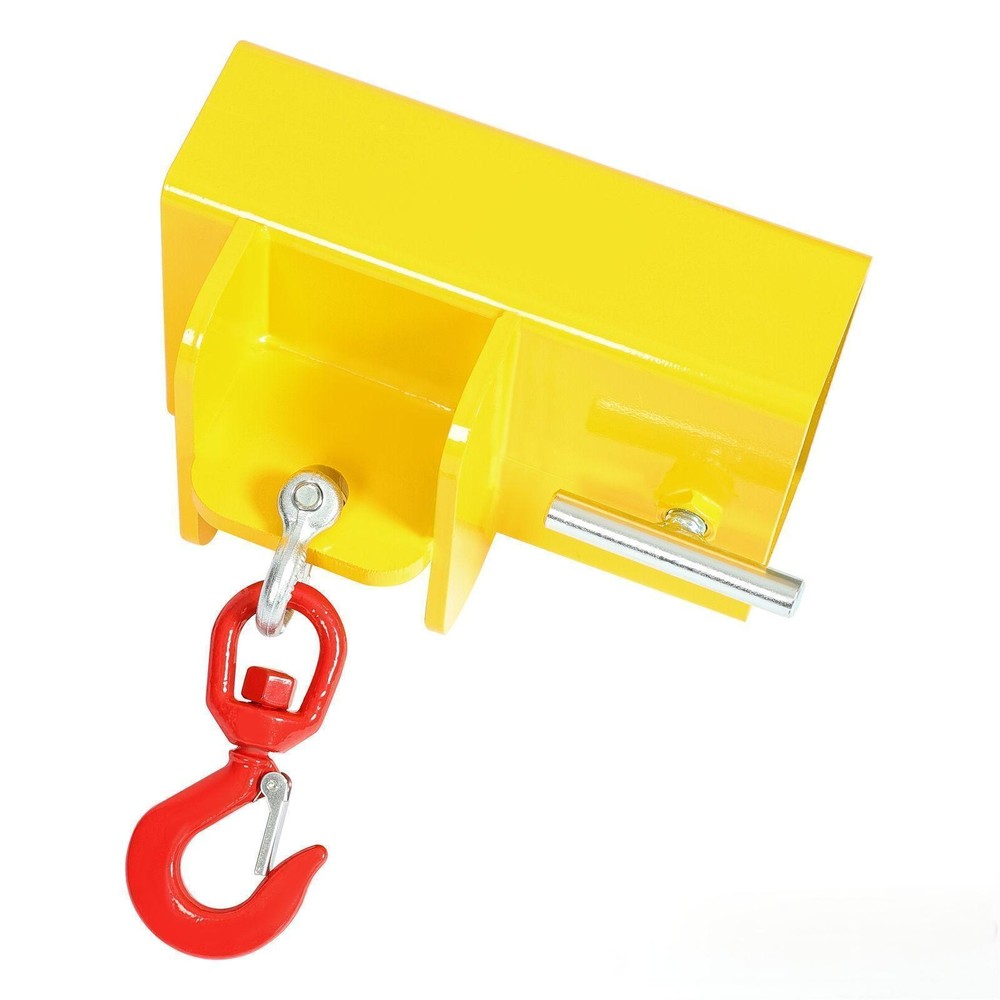 Universal Forklift Lifting Hook 2200LBS Fork Lifting Hook Device w/ Swivel Hook