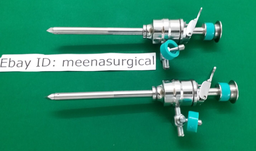 2pc Trocar Cannula 3mm Laparoscopic Laparoscopy Endoscopy Surgical Instruments