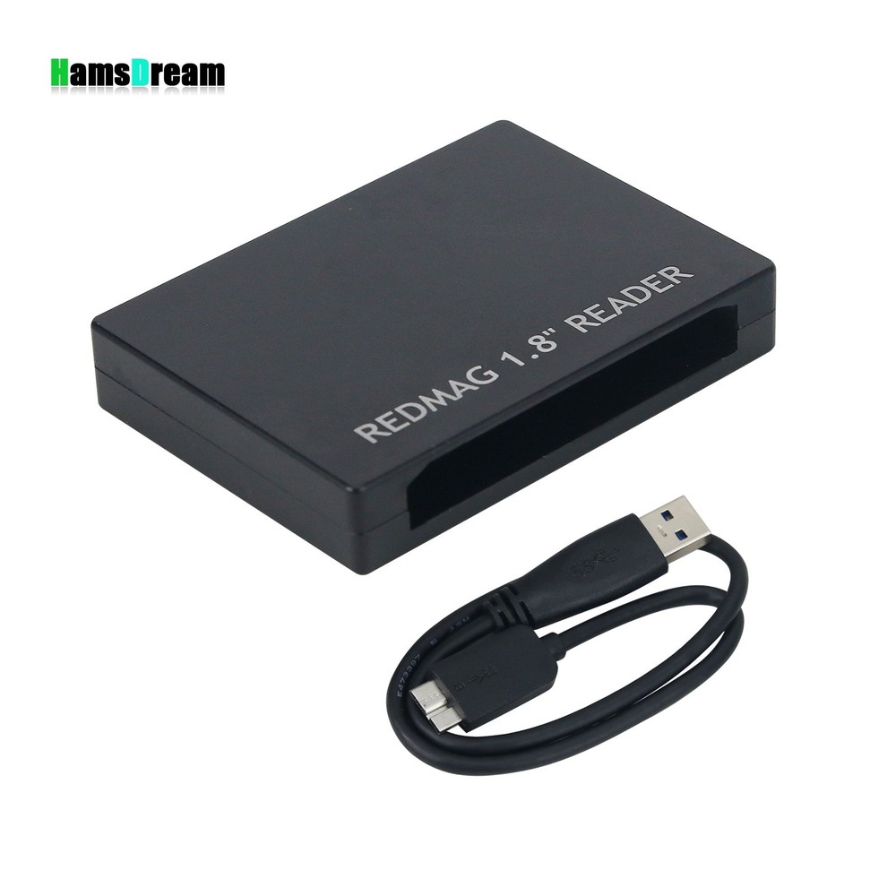 REDMAG 1.8" Reader RED SSD Card Reader for Windows + USB 3.0 Data Line