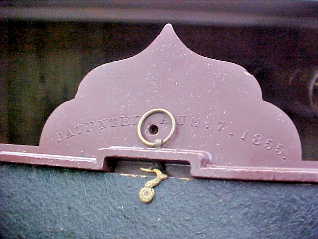 1855 Dated Cameo Themed Gutta Percha Thermoplastic Cabinet Card Wall Frame RARE!