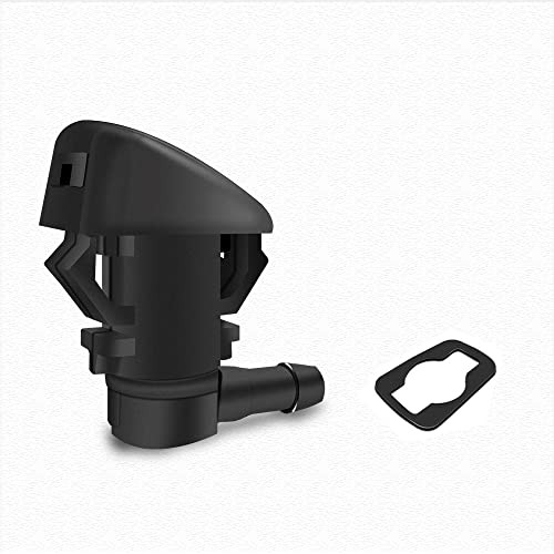 2PCS Front Windshield Washer Nozzles, Single Hole Windshield Sprayer Nozzle