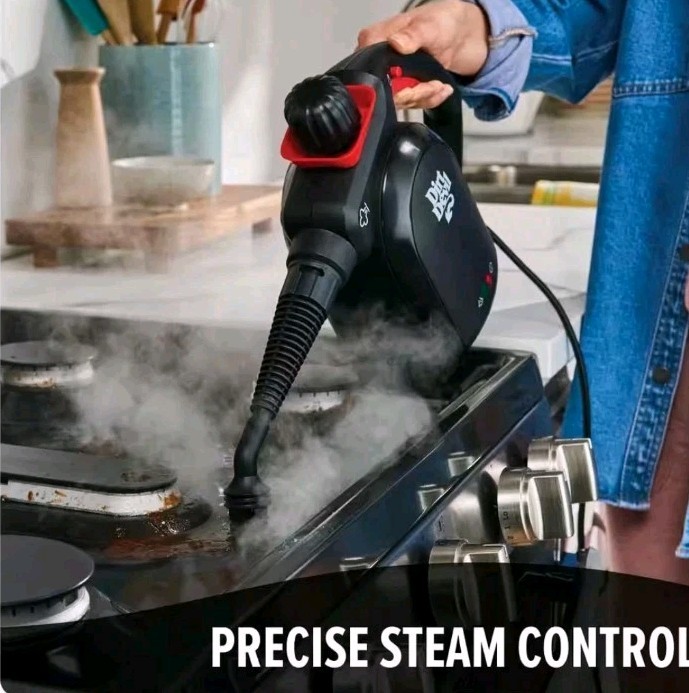 Portable 7-in-1 Corded Handheld Steamer with Multi-Surface Cleaning Tools