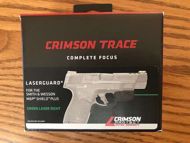 Crimson Trace Green Laser for Smith & Wesson M&P Shield Plus