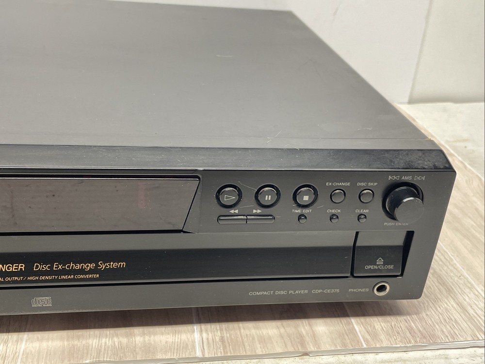 Sony CDP-CE375 5-Disc CD Changer Player No Remote