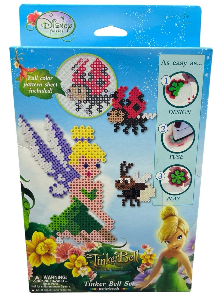 Disney Tinker Bell Perler Beads Craft Kit 2000 Beads FunFusion