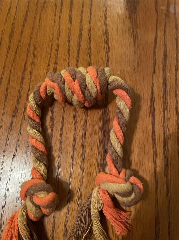 Multicolor Handmade Rope Dog Toy Small