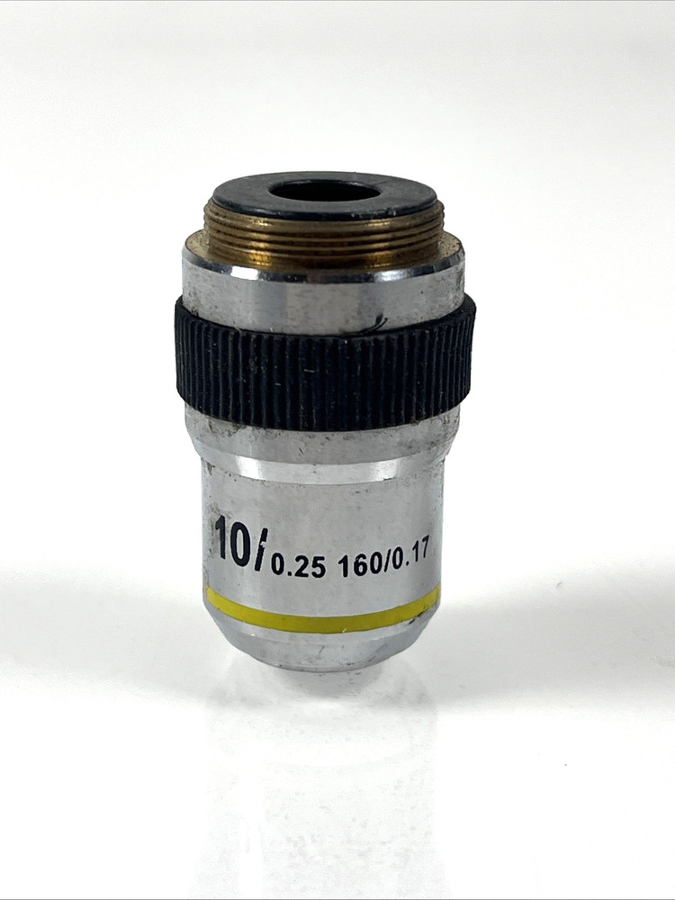10/0.25 160/0.17  Achromatic Microscope Objective Lens