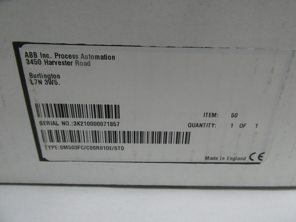 Abb SM503FC/C0SR010E/STD Sm500f Series Videographic Chart Recorder