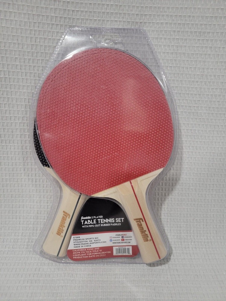 Franklin paddles table tennis set