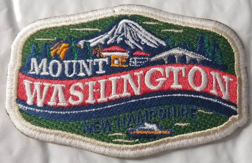 Mount Washington New Hampshire Embroidered Patch approx 2.5x3.5"