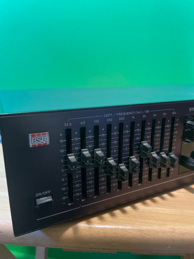 BSR EQ-3000 Frequency Graphic Equalizer Spectrum Analyzer