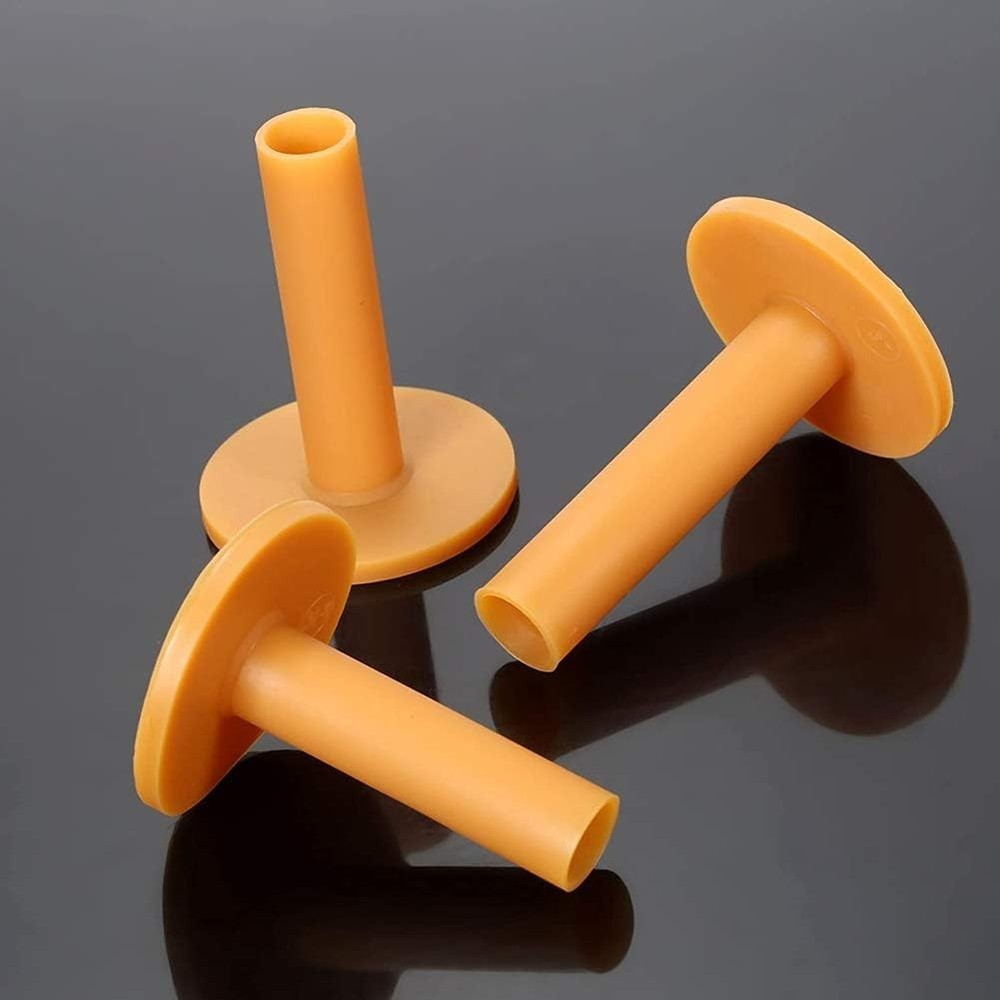 6 Pack 3 Inch Rubber Golf Tees Driving Range Training Tee, Yellow