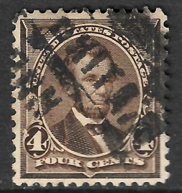 US Scott 269 XF/S Centering Used Watermark 191 Perf 12 Issued 1895.