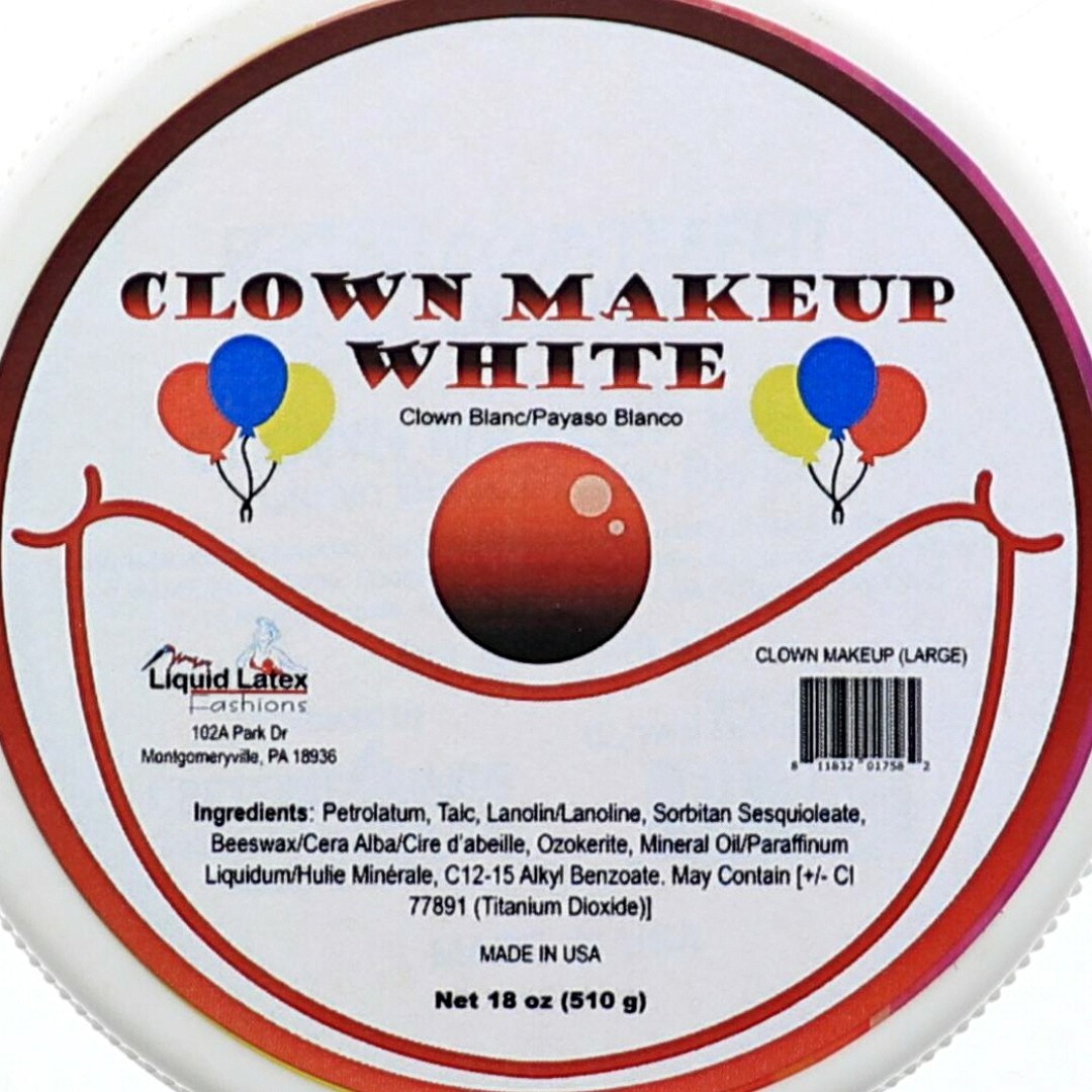 Clown Makeup White Cream - 18 Oz