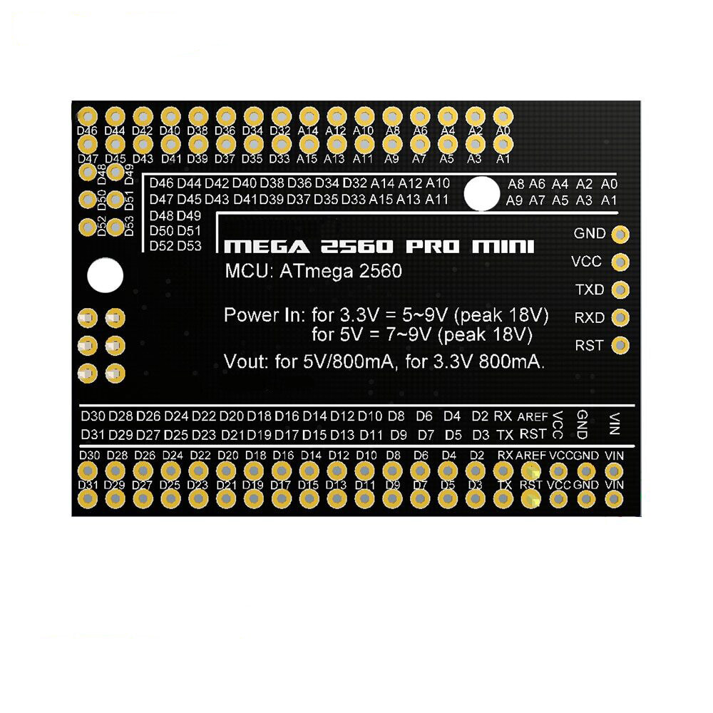 MEGA2560 PRO MINI ATmega2560-16AU CH340G Development Board