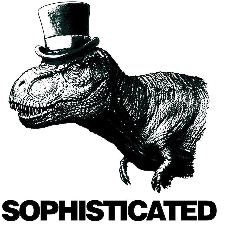 CafePress Trex_Sophisticated Copy 10" Wall Clock (1102560793)