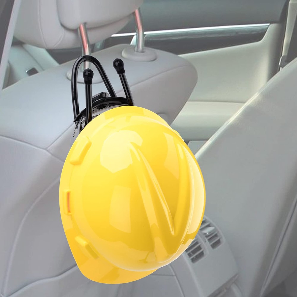 Adjustable Over The Seat Hard Hat Holder Rack Hardhat Accessory