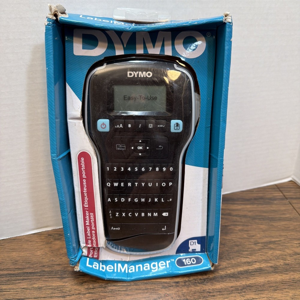 Dymo Label Manager 160 Easy To Use Label Maker 5 Font Sizes - Verified Working