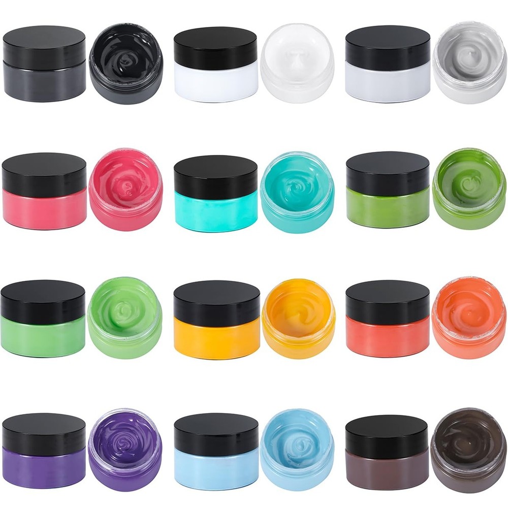 12PCS Chalk Paste,Screen Printing Ink,Chalk Paste Paint for Stencil,Reusable ...