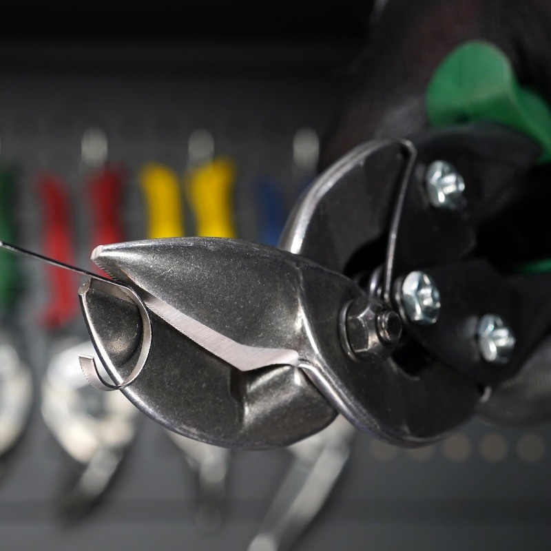 MIDWEST Offset Aviation Snips Stainless Steel