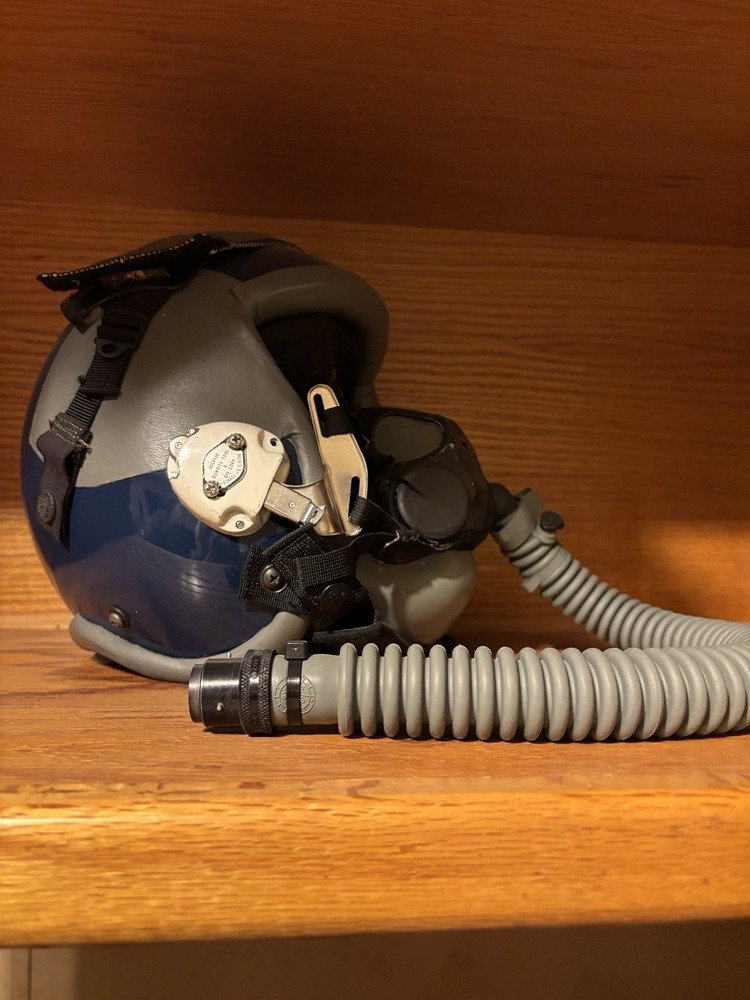 Dunrite Flight test pilot helmet Jon Beesley SIGNED w/ Gloves Lockheed Martin