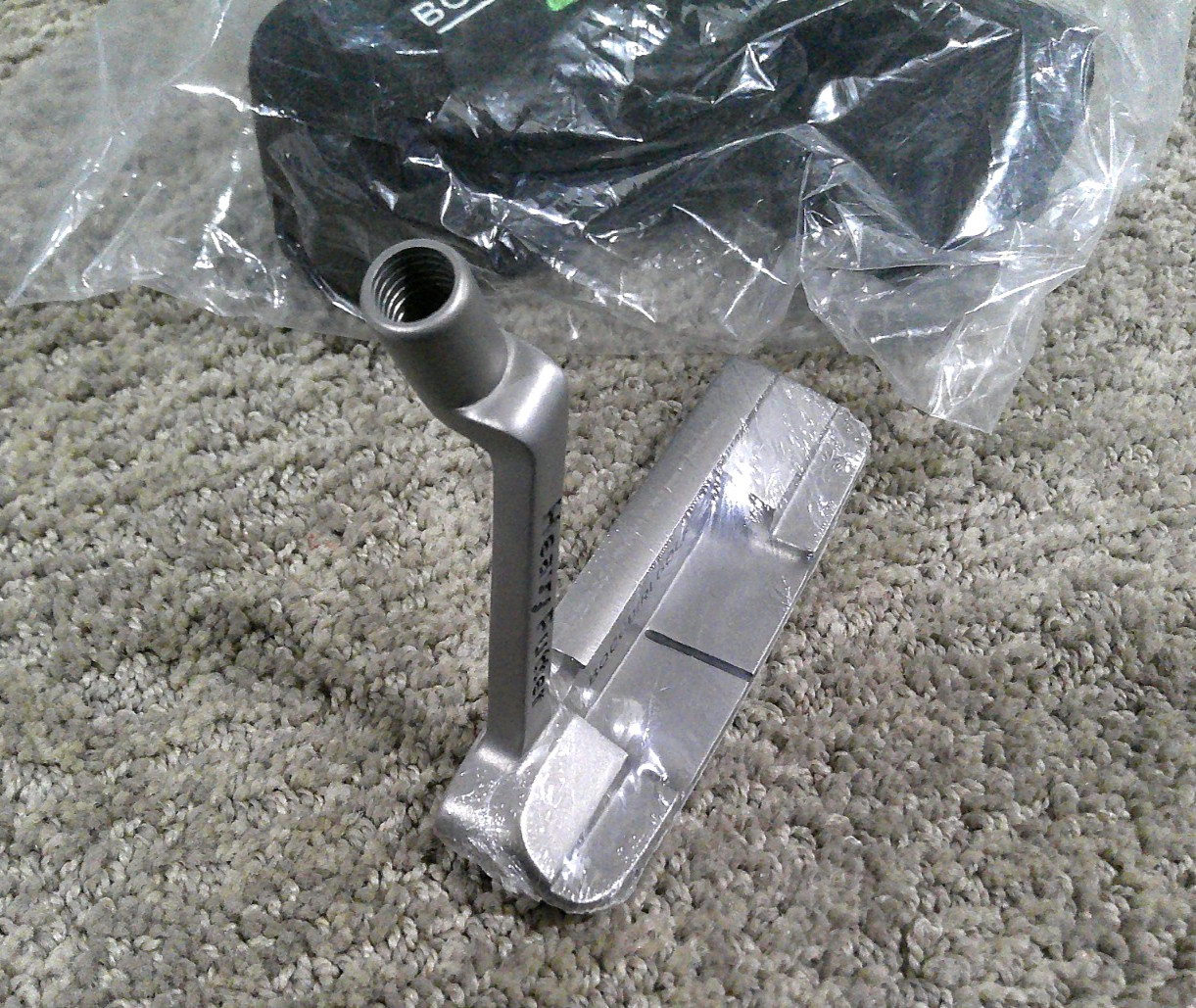 Boccieri Heavy Putter CY2 Mid Weight Head Only New w/ Cover