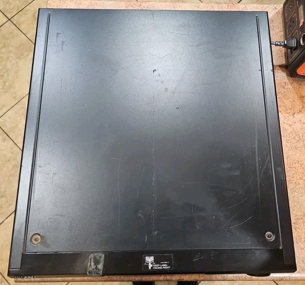 Sony CDP CX235 Mega Storage 200 CD Compact Disc Player Black Working No Remote