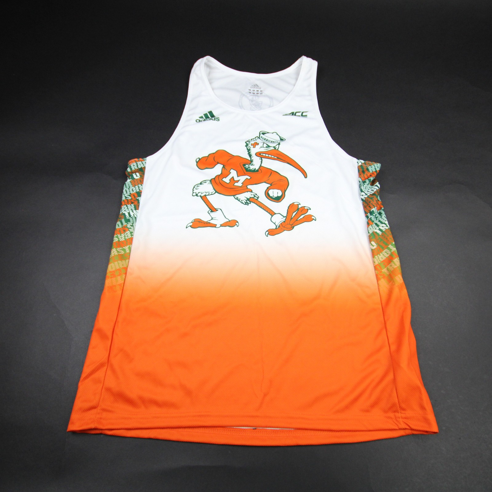 Miami Hurricanes adidas Practice Jersey - Other Men's White/Orange New