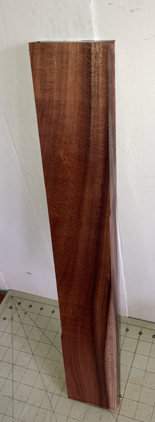 Hawaiian Formosan Koa Wood w/Mild Fiddleback Curl~20 1/2" x 3 1/8" x 1" (#117)