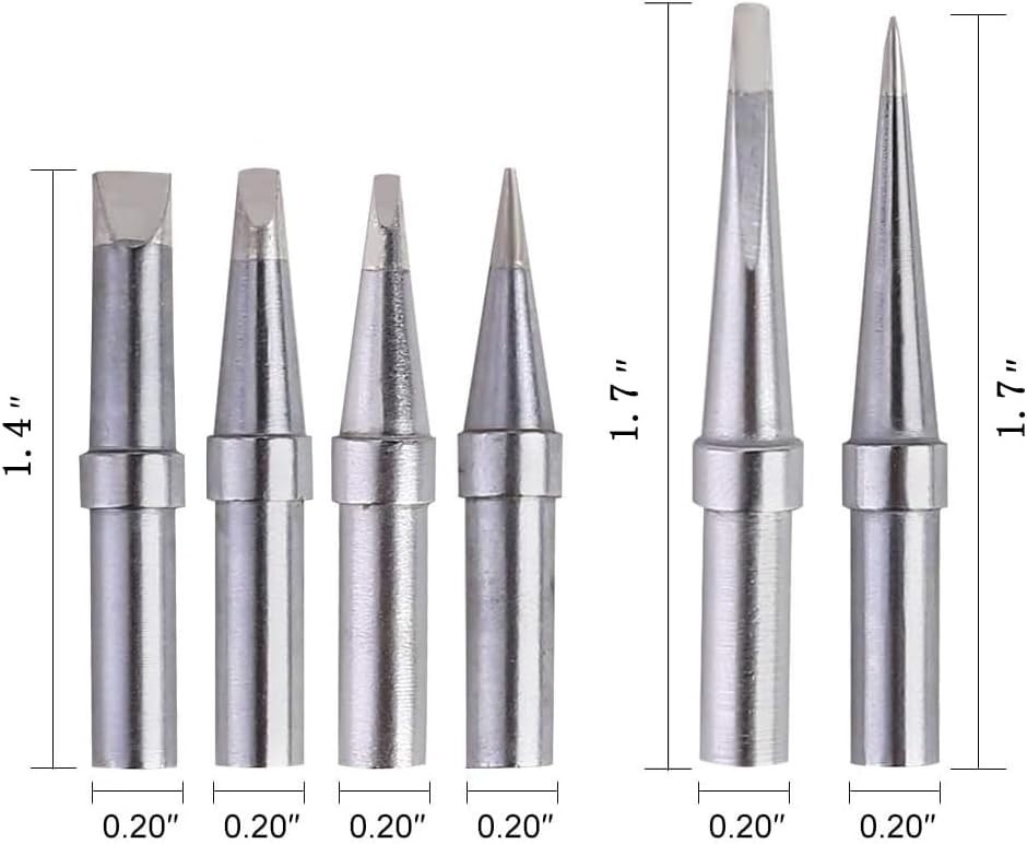 Customized Soldering Tips for Weller ET Series - Durable & High Performance 6pcs